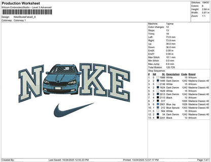 Nike Skoda Fabia