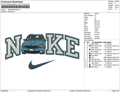 Nike Skoda Fabia