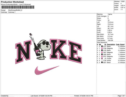 Nike Snoopy Bottle