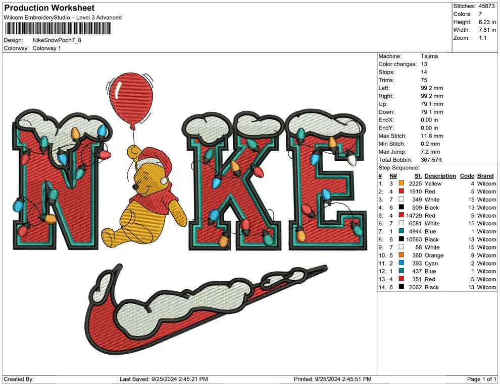 Nike Snow Pooh