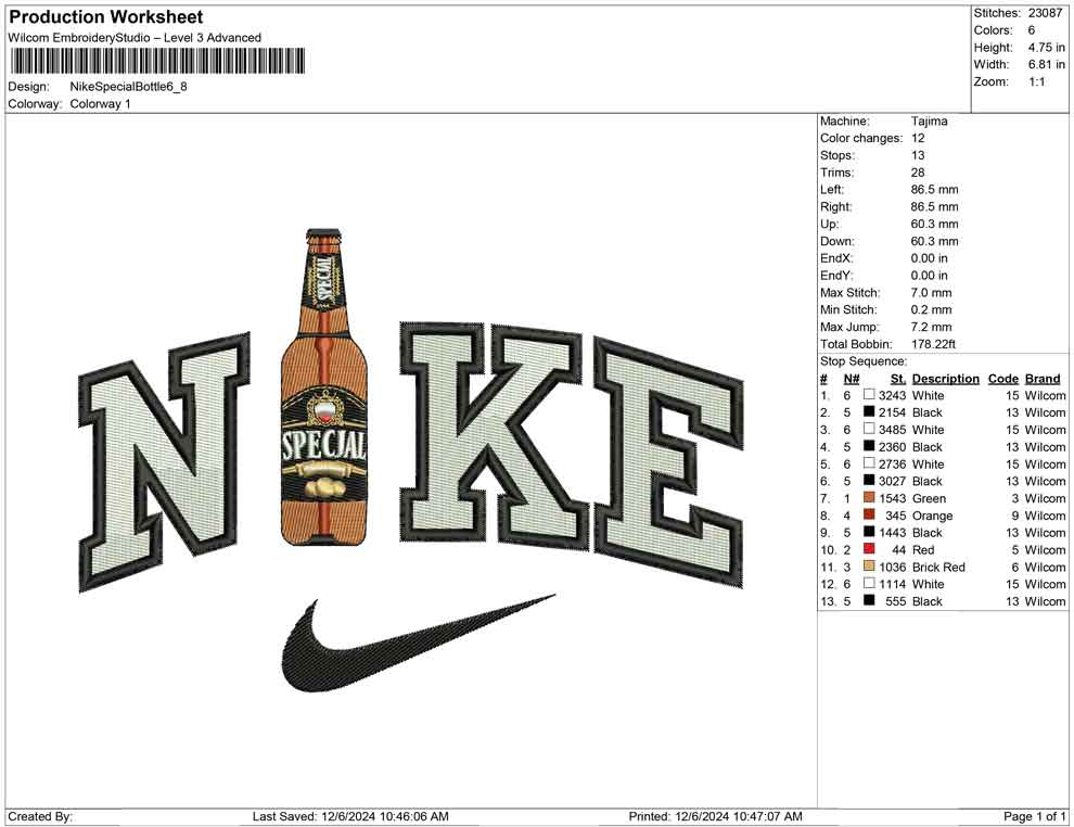 Nike Special Bottle