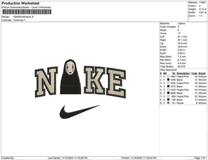 Nike Spirit away