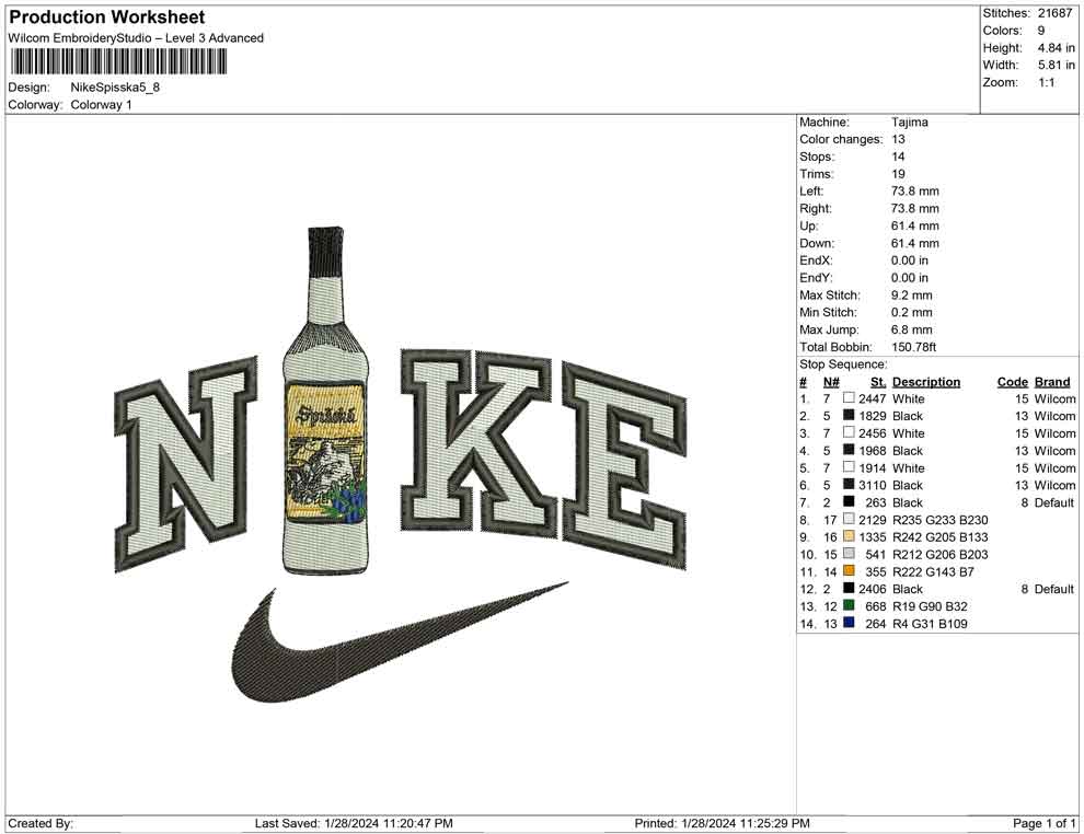 Nike Spisska bottle