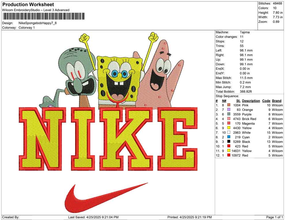 Nike Spongebob Happy