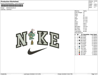 Nike Squidward