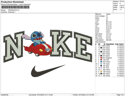 Nike Stitch And car