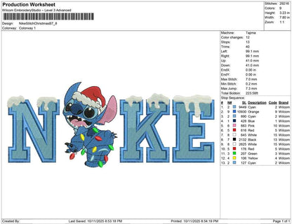 Nike Stitch Christmas B