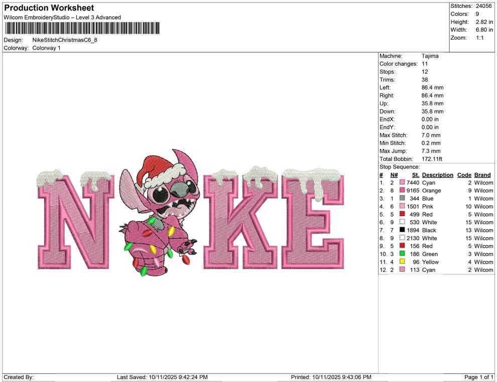 Nike Stitch Christmas C