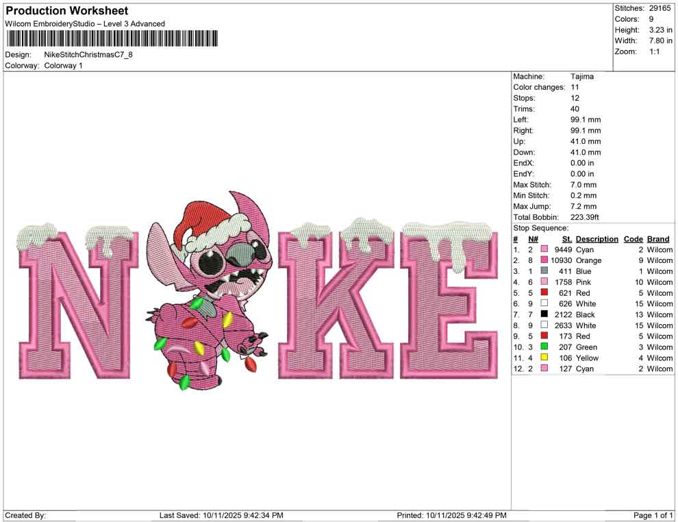 Nike Stitch Christmas C