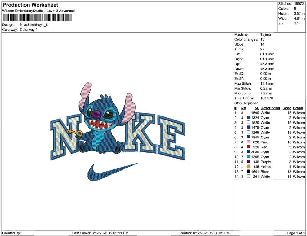 Nike Stitch Key