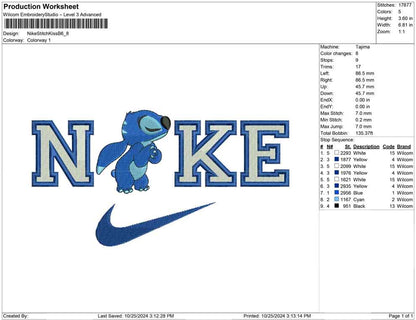 Nike Stitch Kiss B