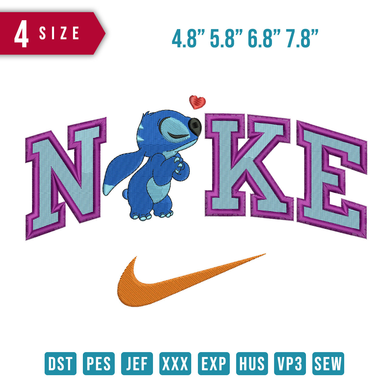 Nike Stitch Kiss Love