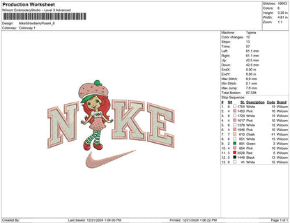 Nike Strawberry Pose