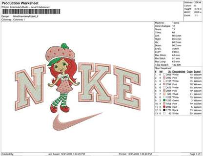 Nike Strawberry Pose