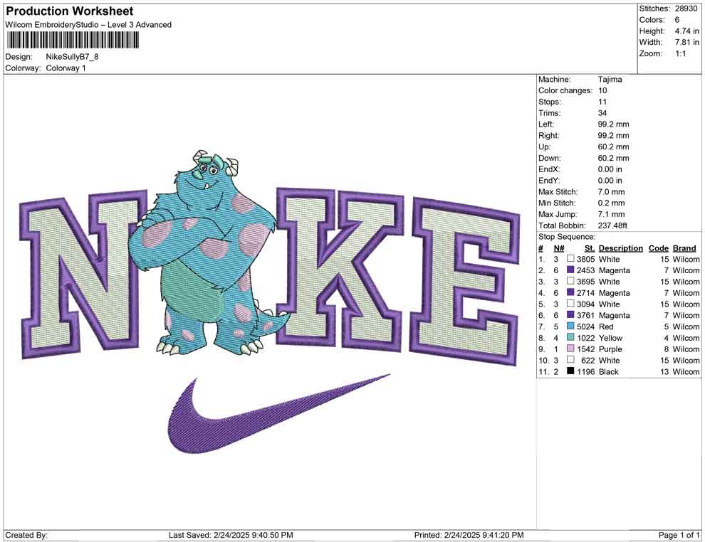 Nike Sully B