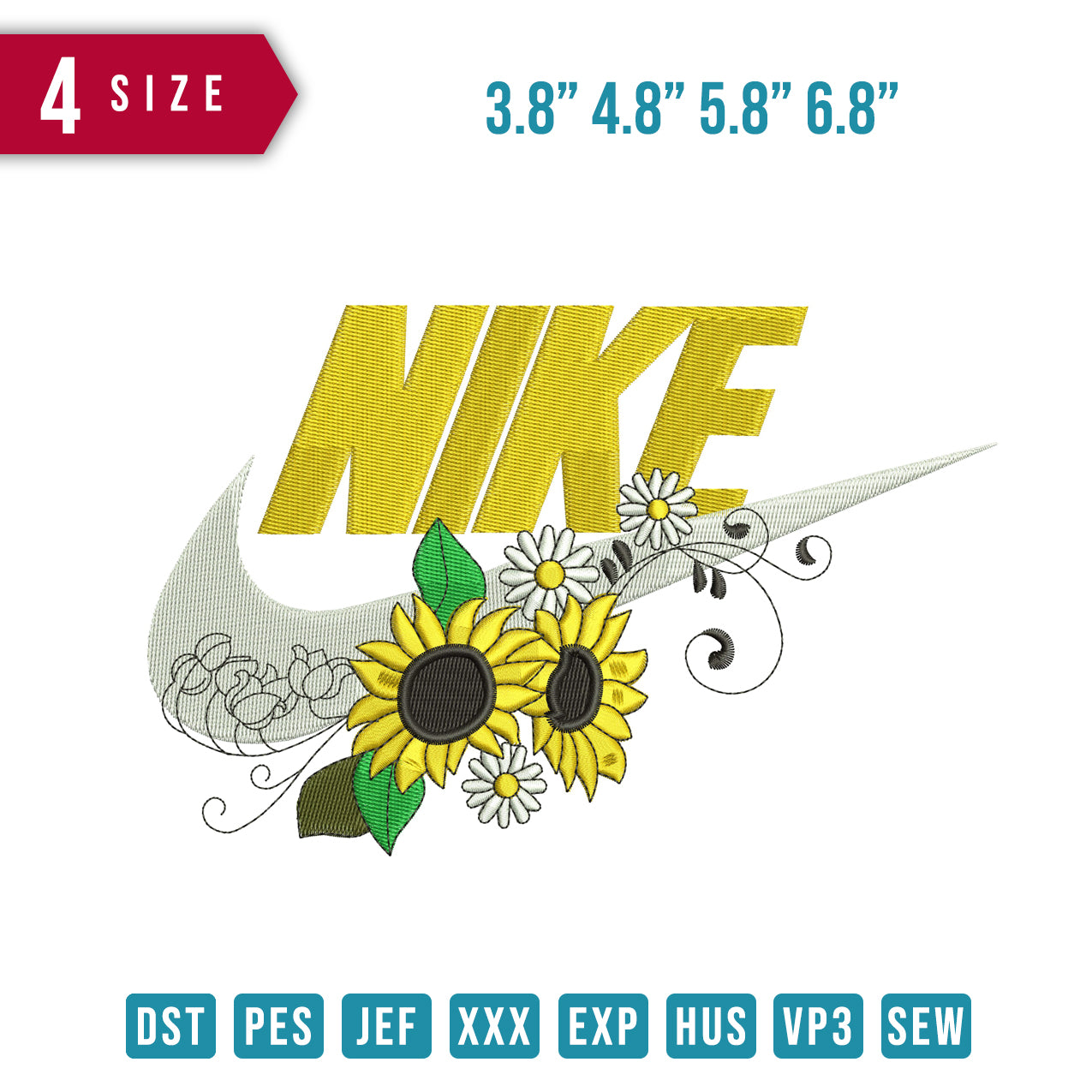 Nike Sun Flower vintage – Embrobuy