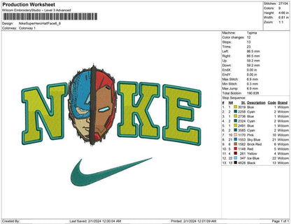 Nike Superhero half face