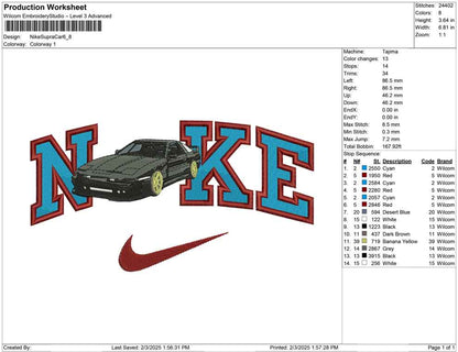 Nike Supra Car