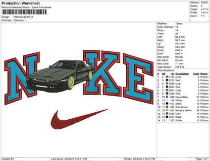 Nike Supra Car
