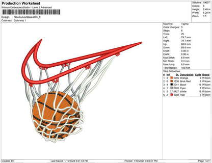 Swoosh Net Basket B