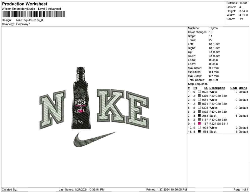Nike Tequila Rose