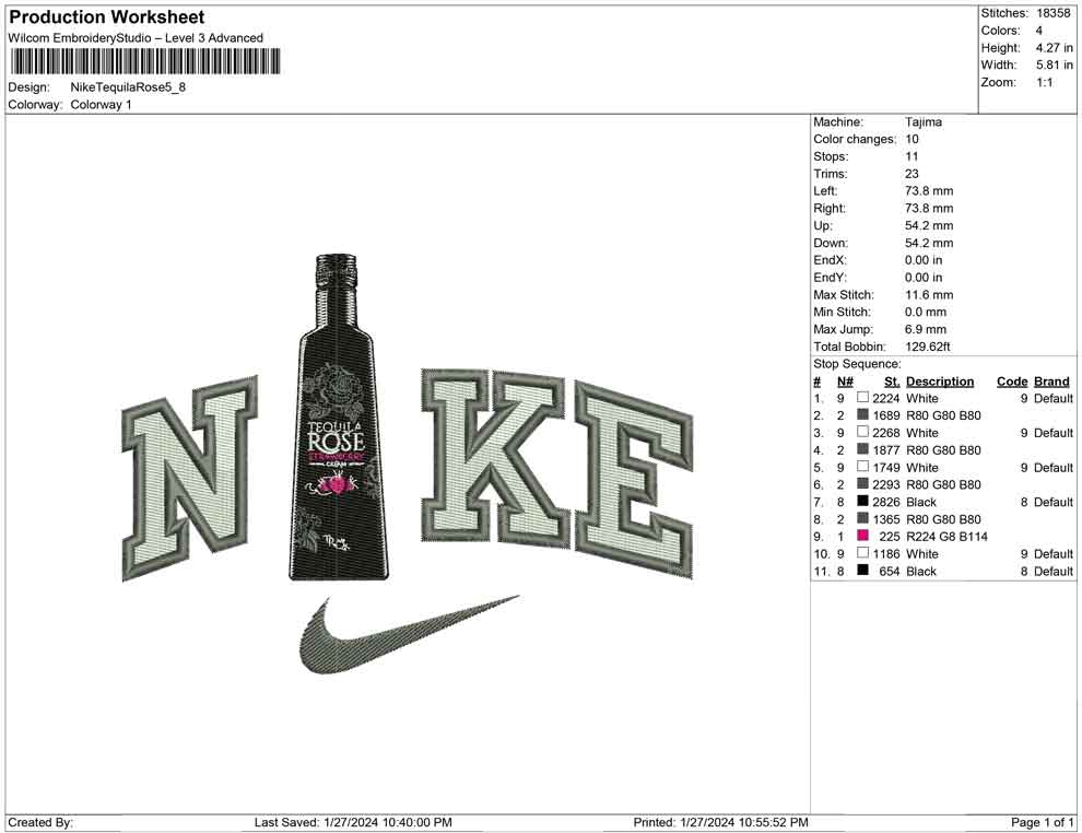 Nike Tequila Rose