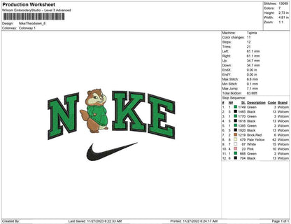 Nike Theodore ninja turtle