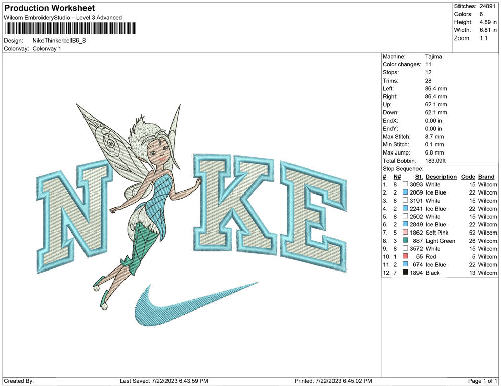 Nike Thinkerbell B