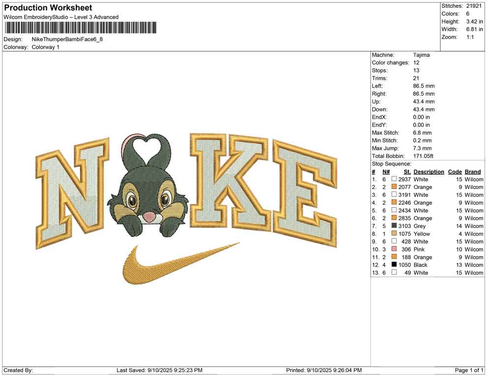 Nike Thumper Bambi Face