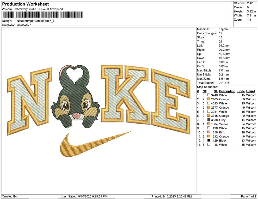 Nike Thumper Bambi Face