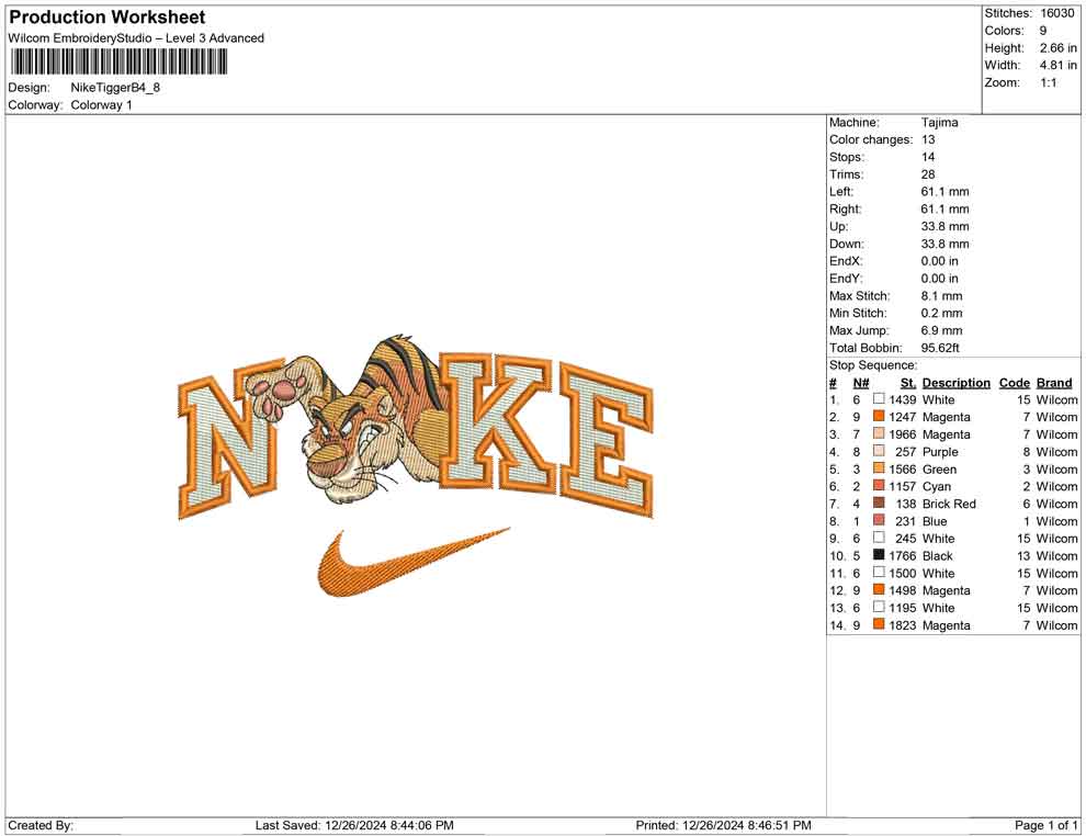 Nike Tiger B