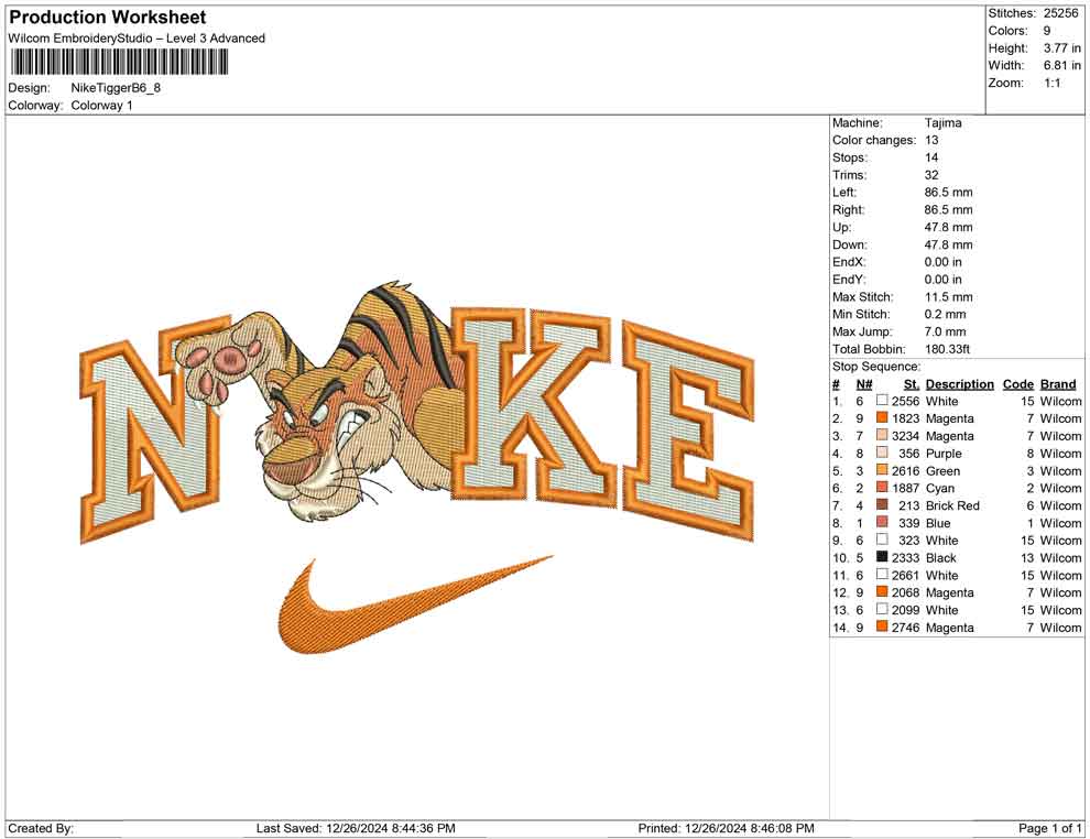 Nike Tiger B