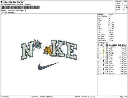 Nike Tom And Jerry Face