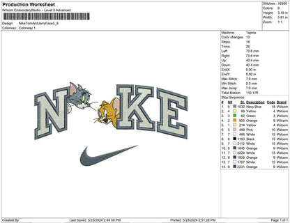Nike Tom And Jerry Face