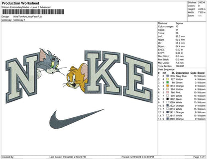 Nike Tom And Jerry Face