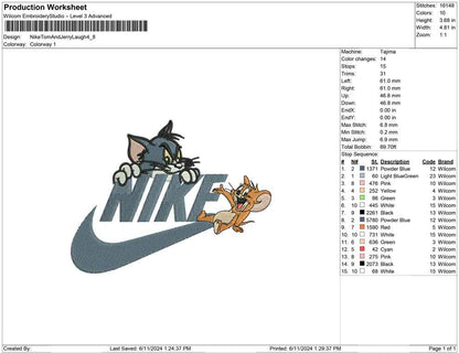 Nike Tom And Jerry Laugh