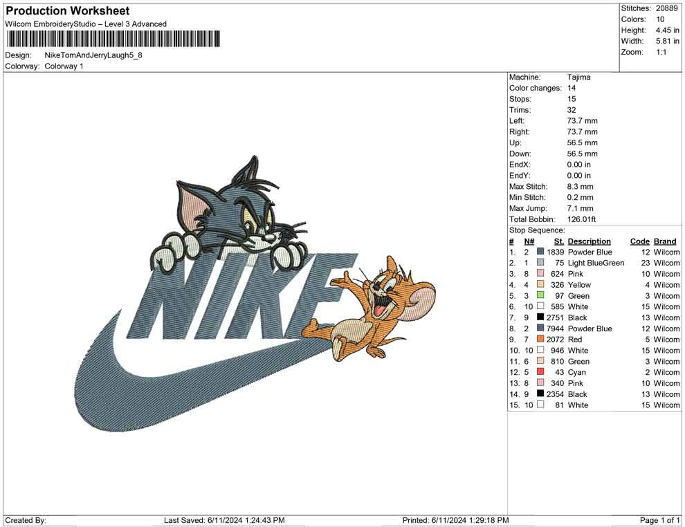Nike Tom And Jerry Laugh