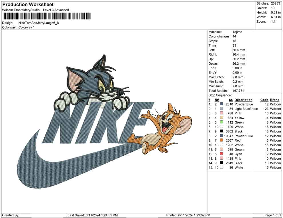 Nike Tom Lachen
