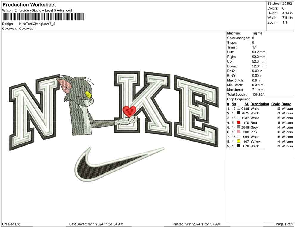 Nike Tom Giving Love