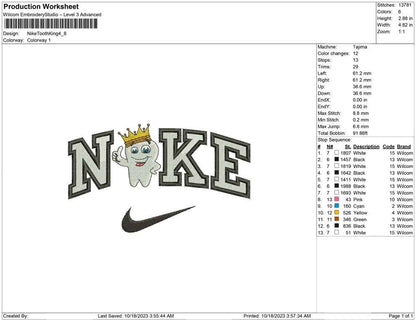 Nike Tooth king
