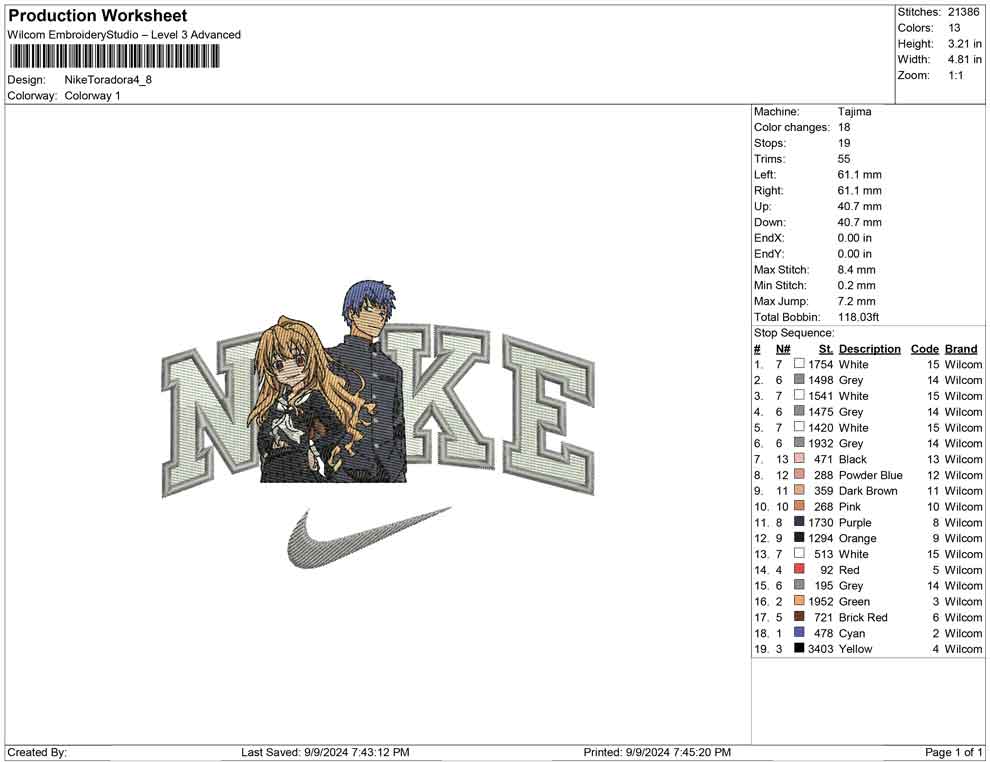 Nike Toradora