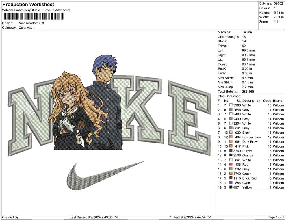 Nike Toradora