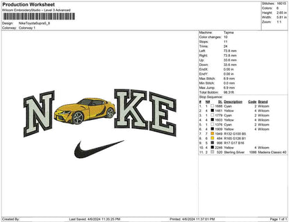 Nike Toyota Supra