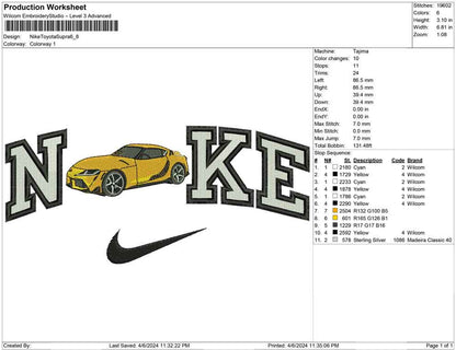 Nike Toyota Supra