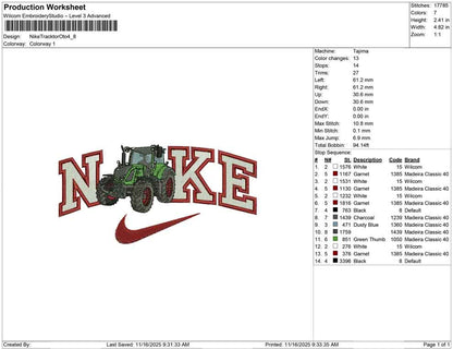 Nike Tracktor Oto