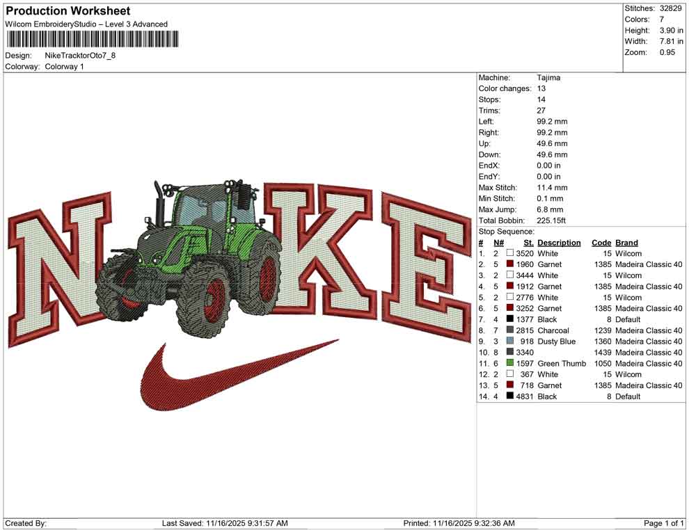 Nike Tracktor Oto