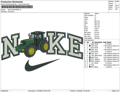 Nike Tracktor Oto B