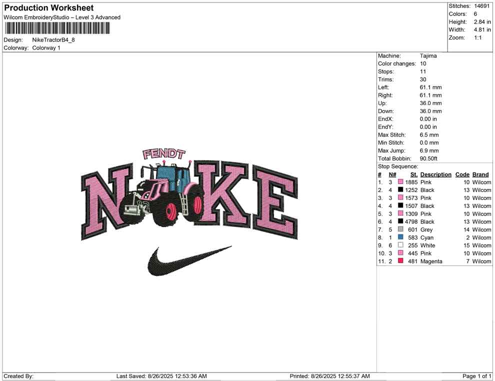 Nike Tractor B