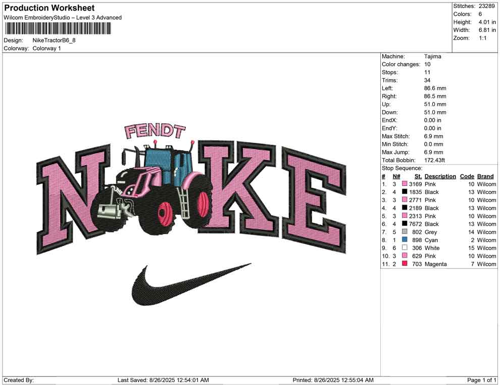 Nike Tractor B