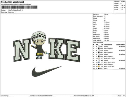 Nike Trafalgar Chibi